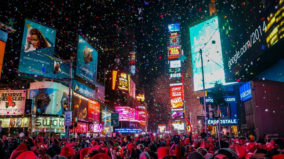 Visiting Times Square