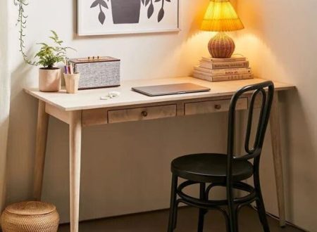 wooden study table design