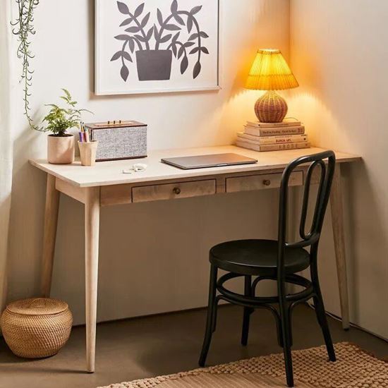 wooden study table design